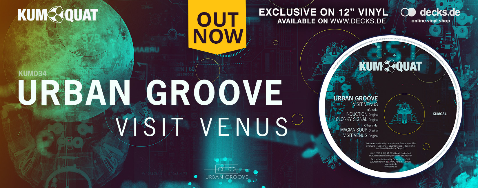 Out Now Urban Groove - Visit Venus EP